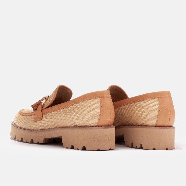 Moccasins Fabienne Rafia