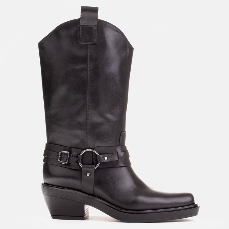 Cowboystiefel mit Ziergürtel